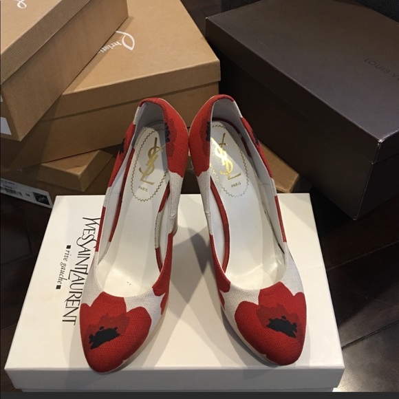 Yves Saint Laurent Maryna 105 Wedge Pump - Picture 1 of 5